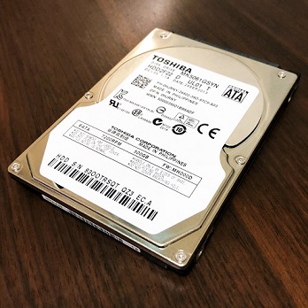 補助記憶装置の例（SSD）